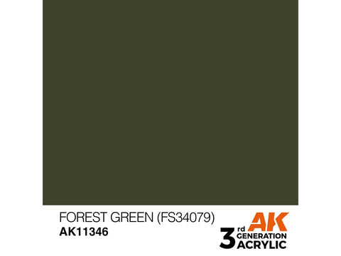 AK Interactive Forest Green FS34079 AFV akriliniai dažai 17 ml