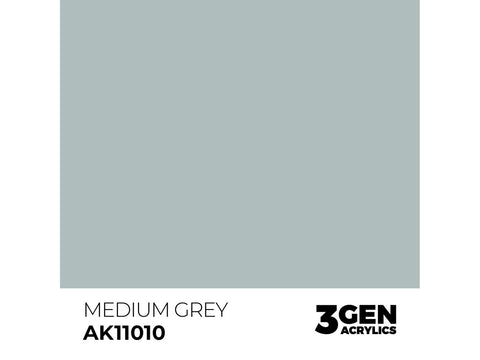 AK Interactive vidutinė pilka 3rd Gen akriliniai dažai 17 ml AK11010