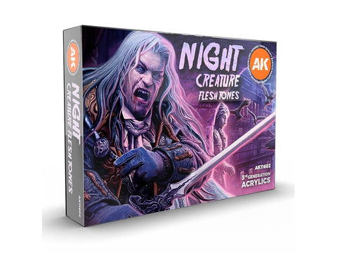 AK Interactive Night Creature oda, akrilinių dažų rinkinys (6 spalvos)