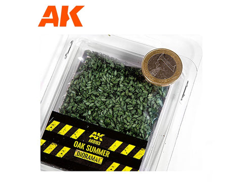 AK Interactive ąžuolo vasaros lapai dioramoms, 1:35–1:32, 7 g