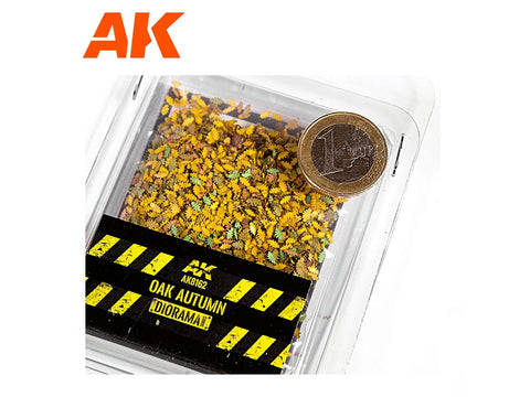 Ąžuolo rudens lapai dioramoms 1:35–1:32–75mm–90mm, 7 g AK8162