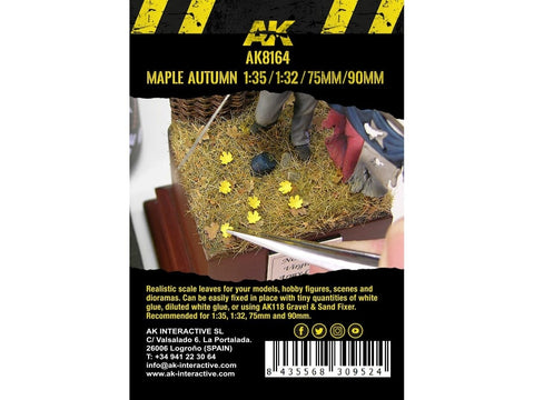 AK Interactive klevo rudens lapai dioramoms 1:35–1:32, 7 g