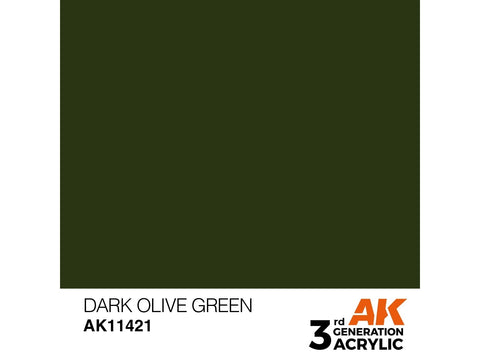 AK Interactive akriliniai dažai figūrėlėms Dark Olive Green 17ml