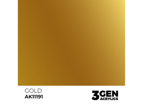 AK Interactive 3rd Gen akriliniai dažai auksinė 17ml AK11191