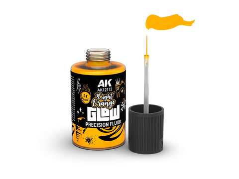 AK Interactive Light Orange Glow fluorescenciniai emalio dažai, 30 ml AK12112