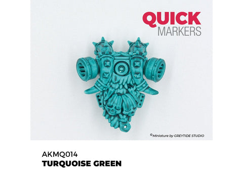 AK Interactive QUICK MARKER žymeklis Turquoise Green miniatiūroms
