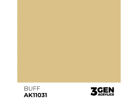 AK Interactive Buff akriliniai dažai, 3 gen., 17 ml