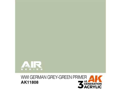 AK Interactive WWI German Grey-Green gruntas, lėktuvų akr. dažai 17ml