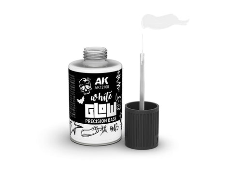 AK Interactive White Glow baltas emalio pagrindas, 30 ml AK12108