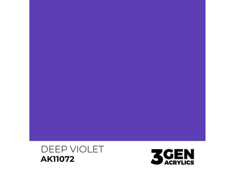 AK Interactive Deep Violet 3 kartos akriliniai dažai 17 ml (AK11072)