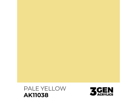 AK Interactive Pale Yellow akriliniai dažai 17ml, 3 kartos AK11038