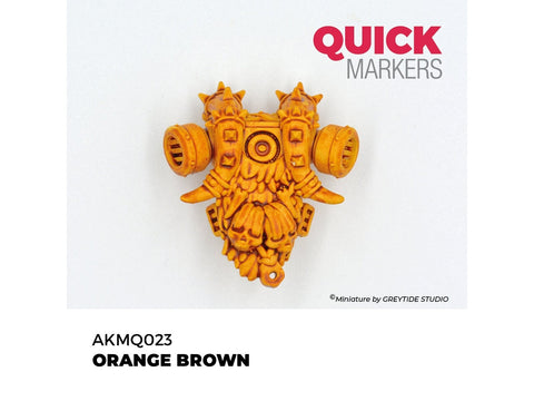 AK Interactive Quick Marker oranžinė ruda žymeklis miniatiūroms
