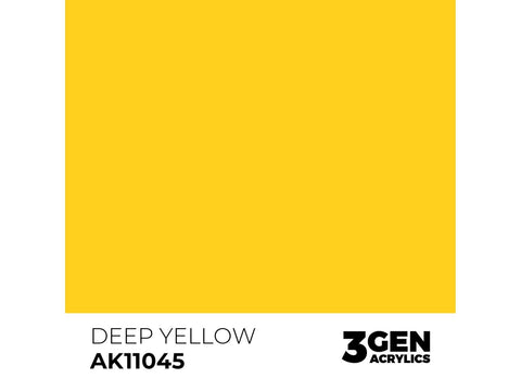 AK Interactive Deep Yellow akriliniai dažai 3rd Gen, 17 ml