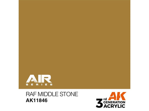 AK Interactive RAF Middle Stone akriliniai dažai lėktuvų modeliams 17ml