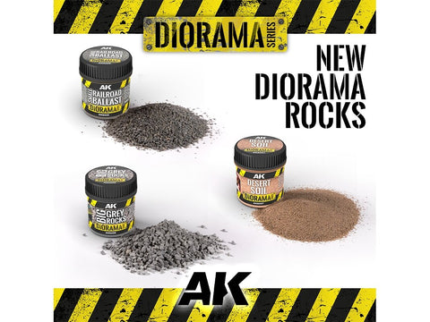 AK Interactive dykumos uolos dioramoms, vidutinės frakcijos 100ml