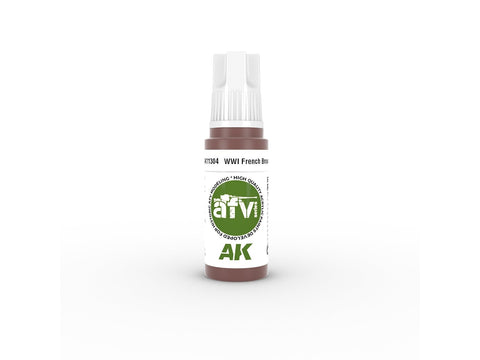 AK Interactive WWI French Brown AFV akriliniai dažai 17 ml