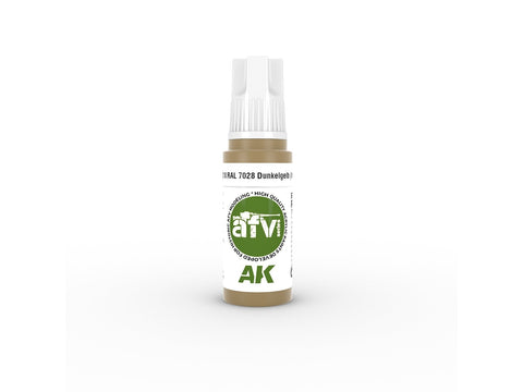AK Interactive RAL 7028 Dunkelgelb akriliniai dažai AFV, 17 ml