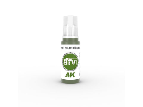 AK Interactive RAL 6011 Resedagrün AFV akriliniai dažai 17 ml