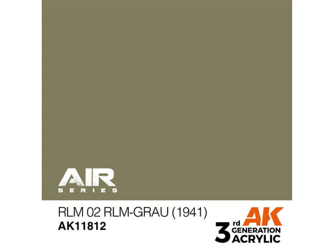 AK Interactive RLM 02 pilka akriliniai dažai lėktuvų modeliams 17 ml
