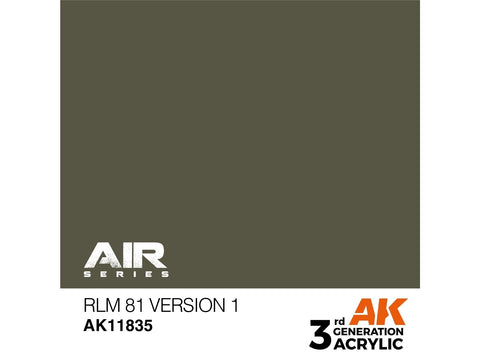 AK Interactive RLM 81 V1 AIR 3rd gen akriliniai dažai 17 ml AK11835