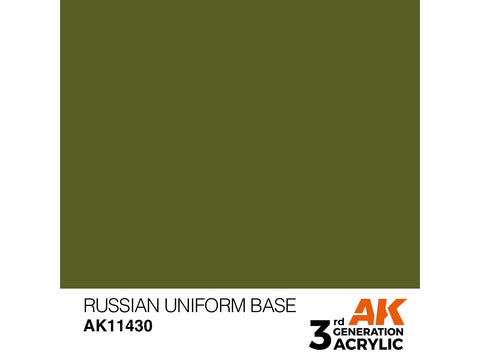 AK Interactive Russian Uniform Base akriliniai dažai figūrėlėms 17 ml