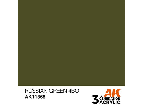 AK Interactive Russian Green 4BO akriliniai dažai karinei technikai 17ml