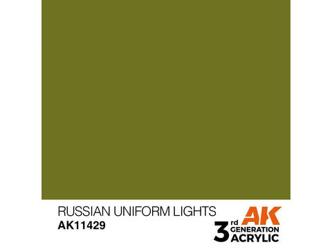 AK Interactive Russian Uniform Lights akriliniai dažai figūrėlėms 17ml