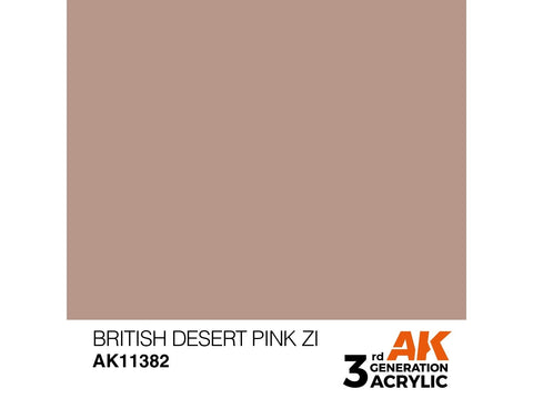 AK Interactive British Desert Pink ZI AFV akriliniai dažai 17 ml AK11382