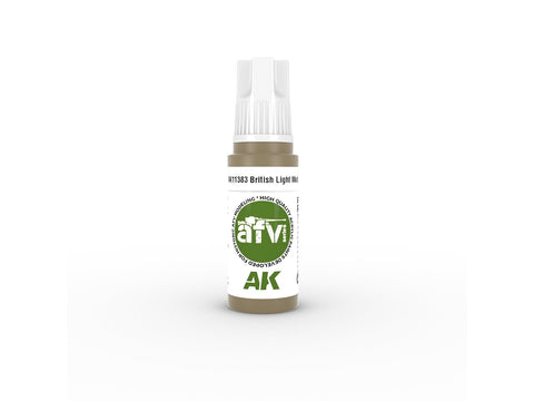 AK Interactive British Light Mud akriliniai dažai AFV, 17 ml