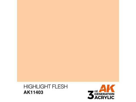 AK Interactive HIGHLIGHT FLESH akriliniai dažai figūrėlėms 17ml