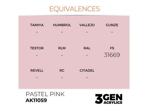 AK Interactive Pastel Pink akriliniai dažai 3rd Gen, 17 ml (AK11059)