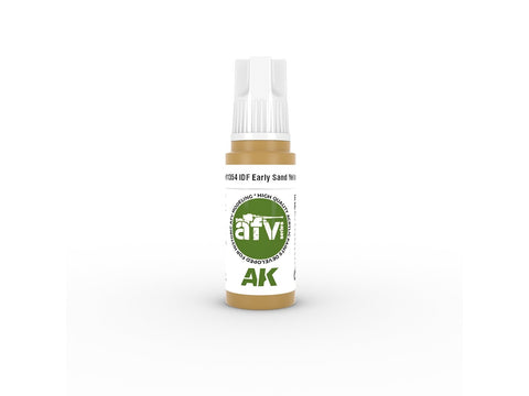 AK Interactive IDF Early Sand Yellow akriliniai dažai AFV, 17 ml