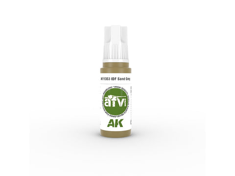 AK Interactive IDF Sand Grey akriliniai dažai karinei technikai 17ml