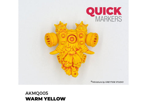 AK Interactive Warm Yellow žymeklis miniatiūrų dažymui QUICK MARKER