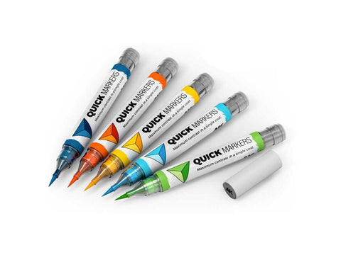 AK Interactive QUICK MARKERS žymekliai miniatiūroms, rinkinys 34 vnt