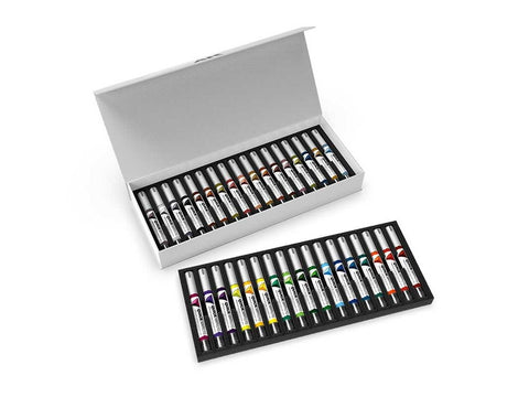 AK Interactive QUICK MARKERS žymekliai miniatiūroms, rinkinys 34 vnt