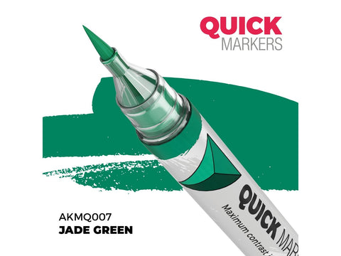 AK Interactive QUICK MARKER Jade Green žymeklis miniatiūroms
