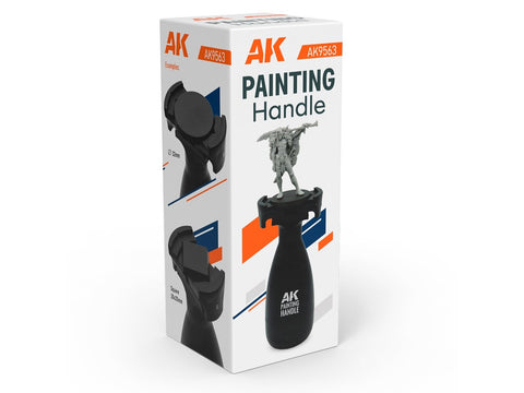 AK Interactive laikiklis miniatiūrų dažymui, ergonomiška rankena 20–40 mm