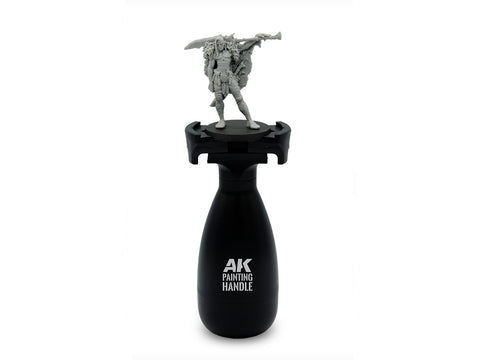 AK Interactive laikiklis miniatiūrų dažymui, ergonomiška rankena 20–40 mm