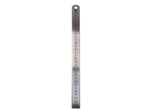 AK Interactive nerūdijančio plieno 300 mm metalinė liniuotė