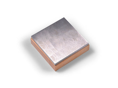 Plieninis darbo blokas modeliuotojams su medine baze 102x102 mm