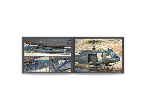 UH-1H Huey sraigtasparnio nuotraukų knyga, 108 p., minkštas viršelis, EN