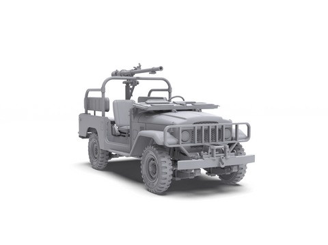 Toyota Land Cruiser FJ43 pikapas su SPG-9 pabūklu, modelis 1/35 AK35003
