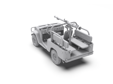 Toyota Land Cruiser FJ43 pikapas su SPG-9 pabūklu, modelis 1/35 AK35003