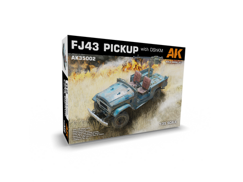 AK Interactive Toyota Land Cruiser FJ43 pikapas su DShKM, 1/35, AK35002