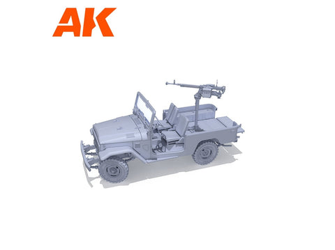 AK Interactive Toyota Land Cruiser FJ43 pikapas su DShKM, 1/35, AK35002