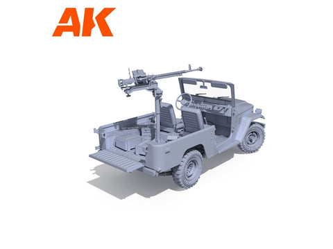 AK Interactive Toyota Land Cruiser FJ43 pikapas su DShKM, 1/35, AK35002