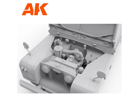 AK Interactive Land Rover 88 Series IIA Station Wagon modelis 1/35 AK35013