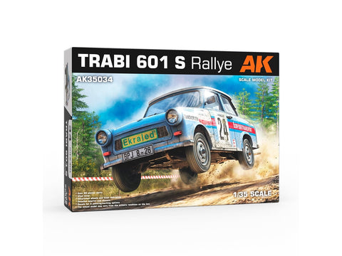 Trabant 601S Rallye plastikinis modelis 1/35 automobilių entuziastams