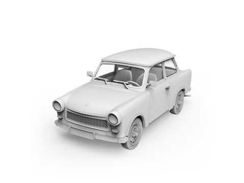 Trabant 601S Rallye plastikinis modelis 1/35 automobilių entuziastams